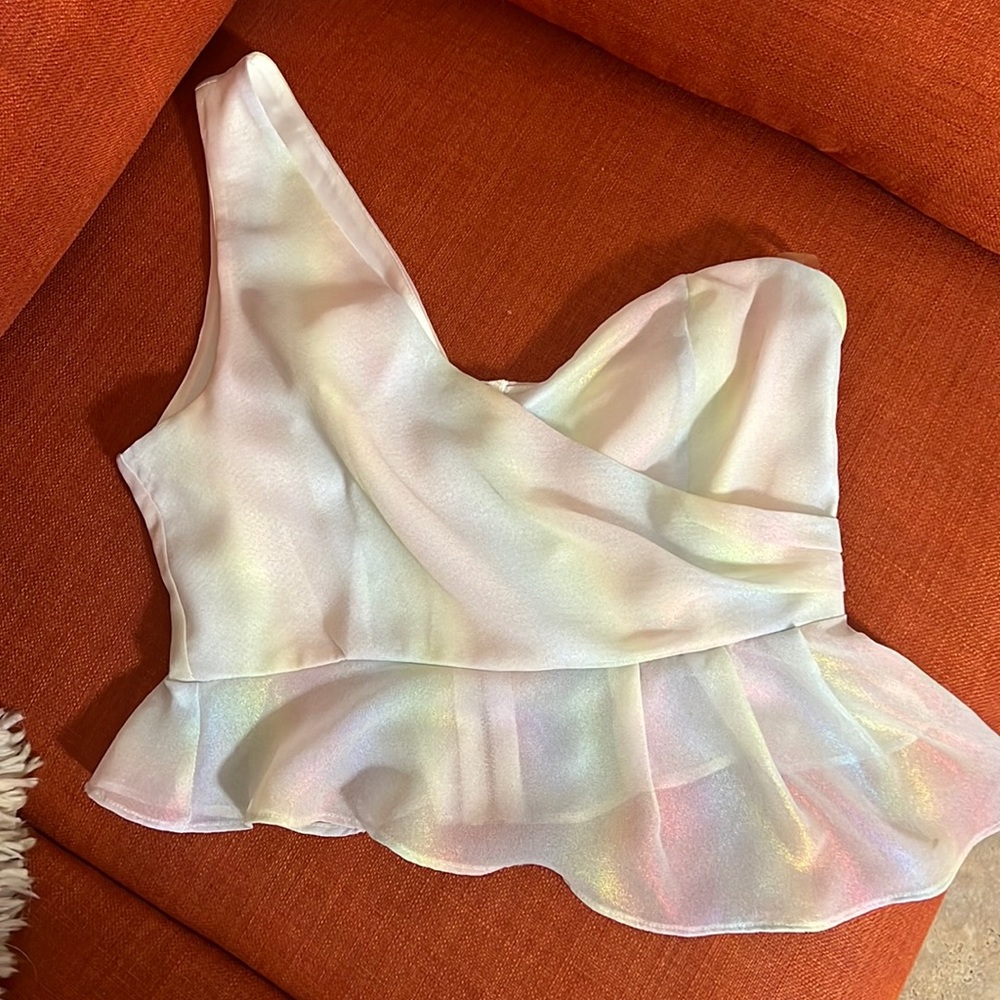 Revolve superdown one shoulder top